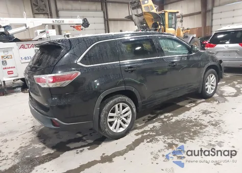 2016 Toyota Highlander Le V6 from USA, damaged, VIN 5TDBKRFH9GS291450